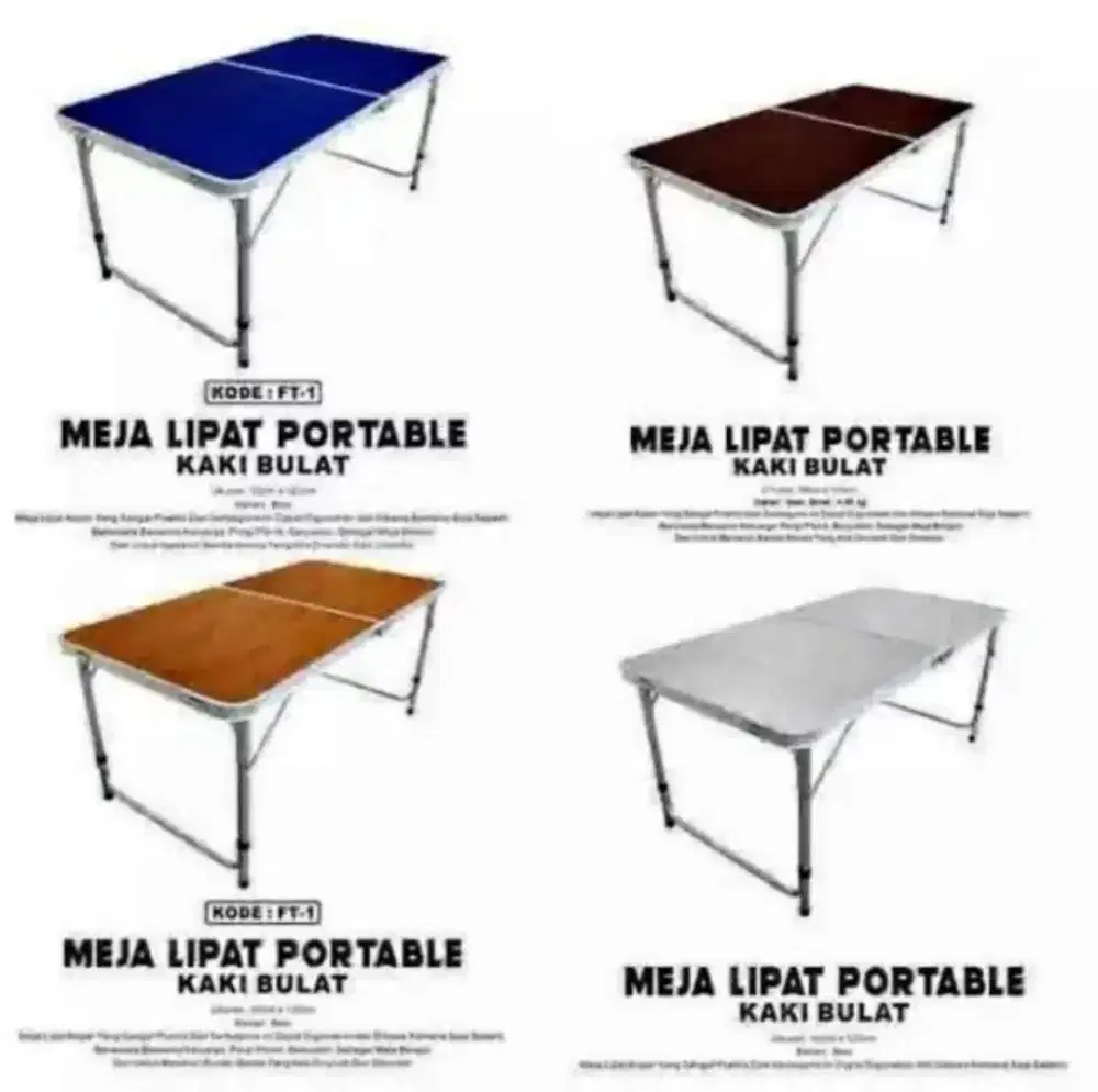 Meja lipat meja portable meja bongkar pasang