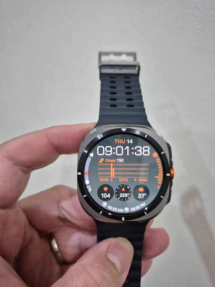 Samsung Galaxy Watch Ultra Bluetooth 47mm, Warna Titanium Silver