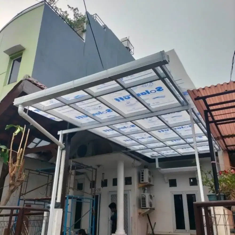 KANOPI/ATAP SOLARFLAT TERMURAH LAMPUNG