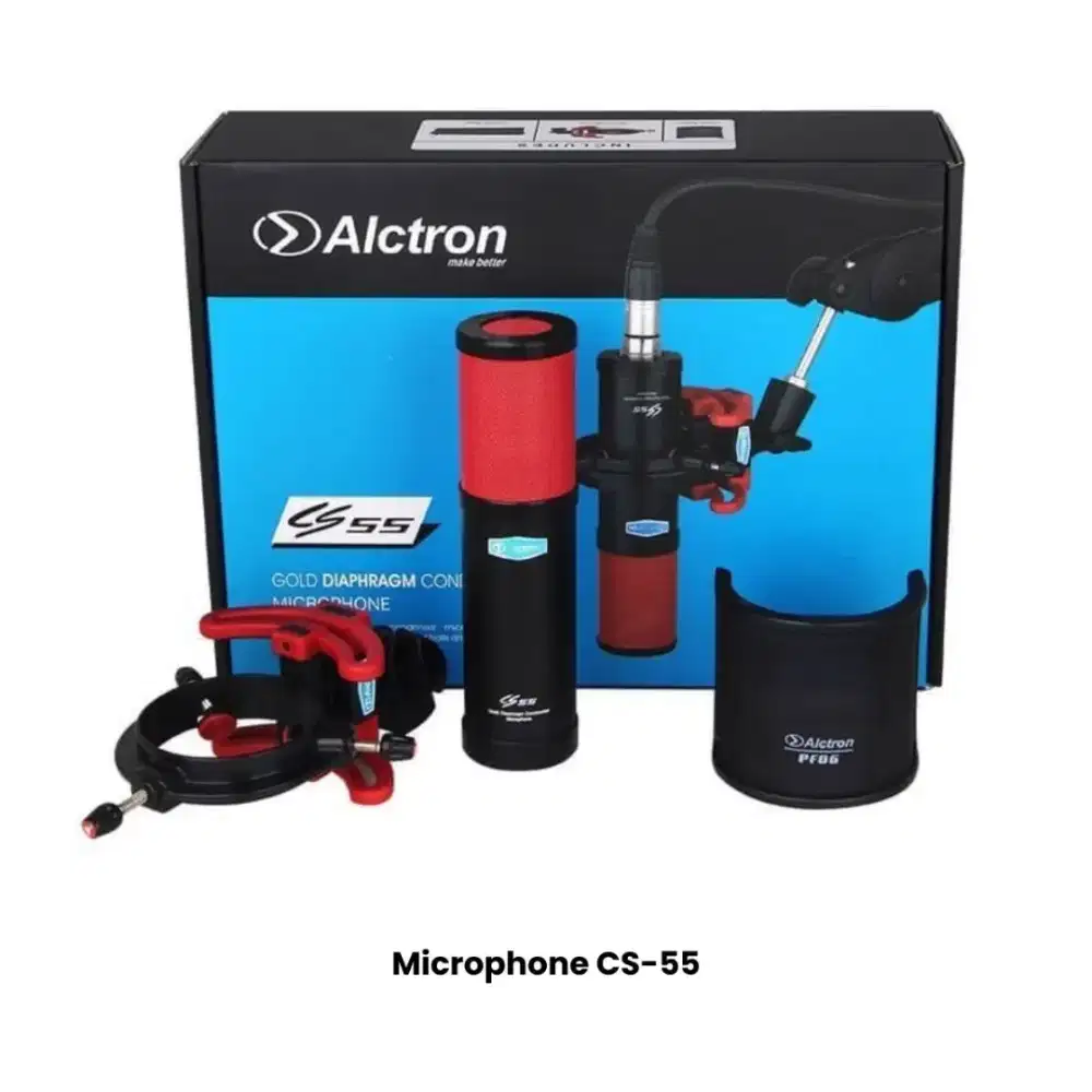 Alctron CS55 Mic Condenser Murah (SEPASANG)