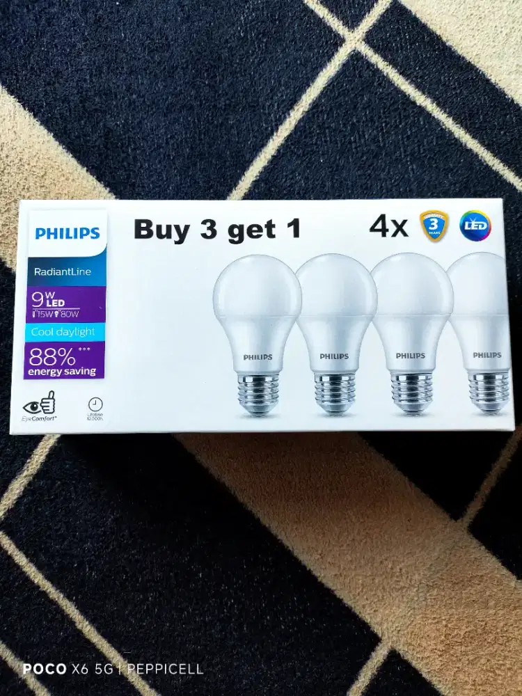 Philips 9W Multipack Radiantline LEDBulb