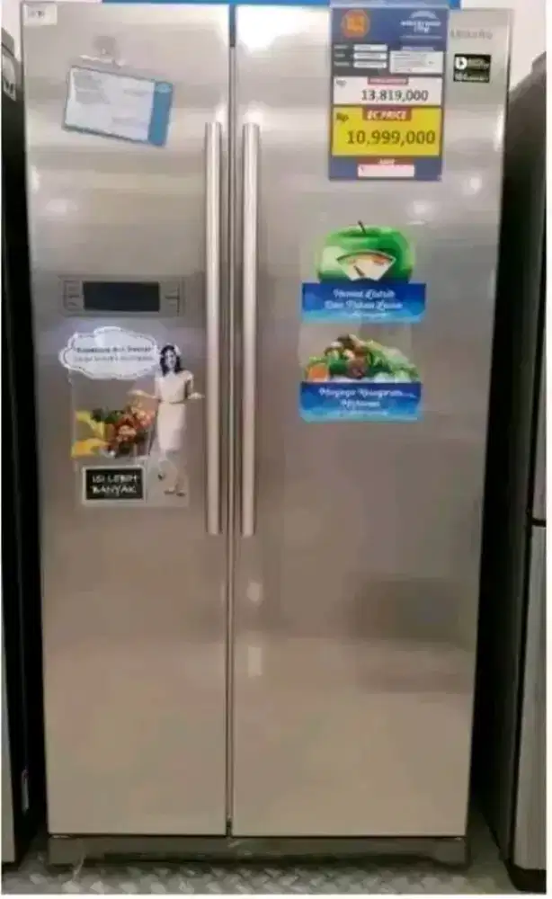 Perbaikan dan jual beli kulkas by side