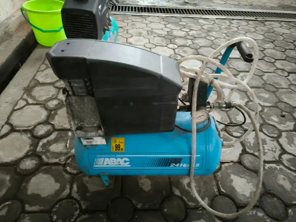 Kompresor ABAC 24hp bekas kondisi bgs lkp set ex koleksi pribadi