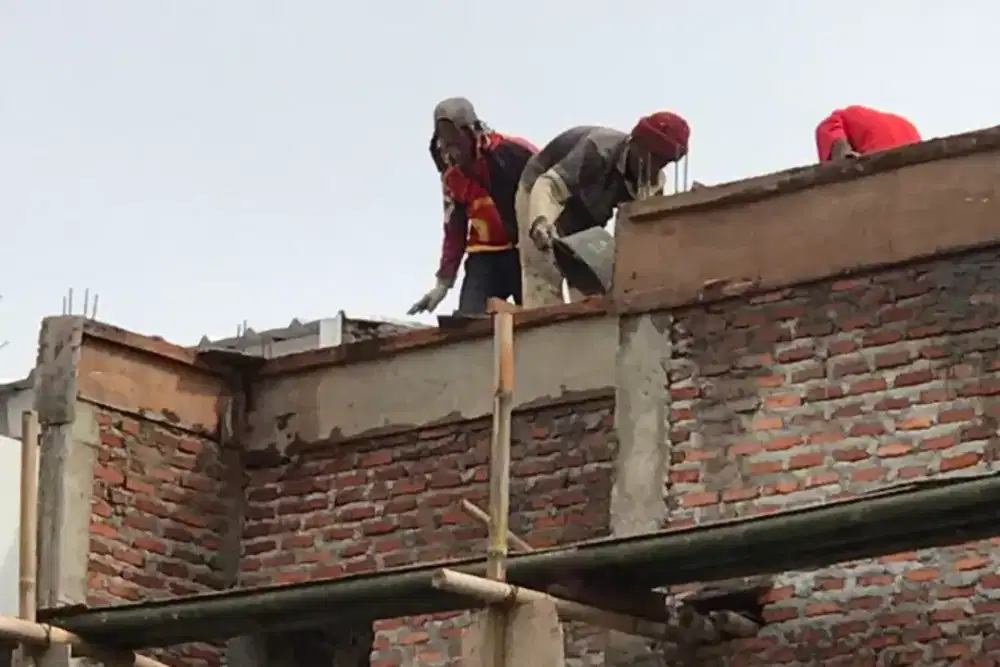 Tukang bangunan siap kerja dan amanah