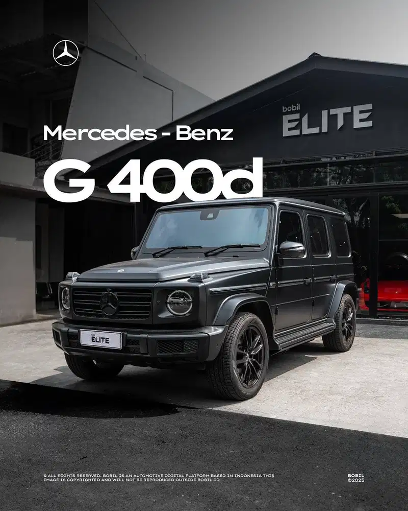 2023 Mercedes-Benz G400d Magno Black Color