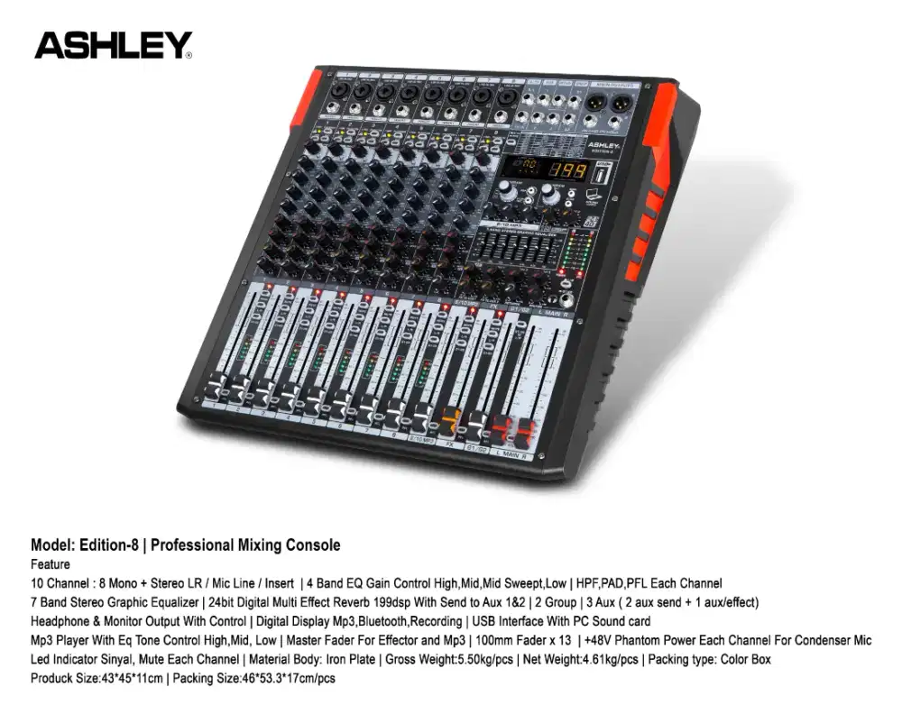 Mixer Ashley Edition8 terbaru