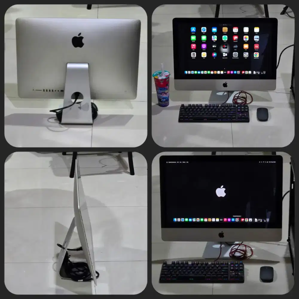 imac 22 inch slim kondisi super