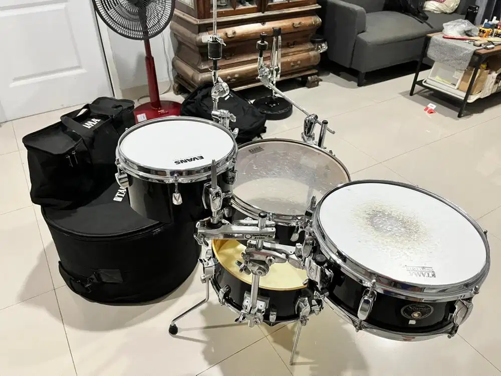 Dijual drum tama cocktail black istimewa