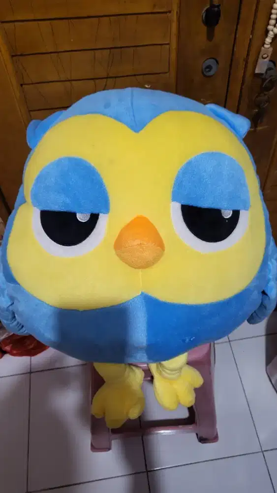 Boneka Owl Besar Biru