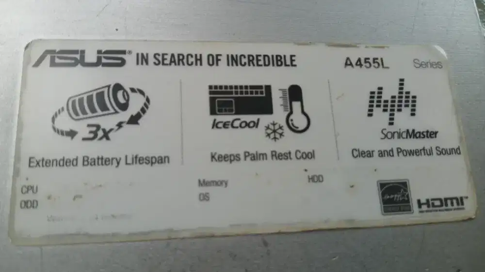 ASUS A455L RAM 10 GB