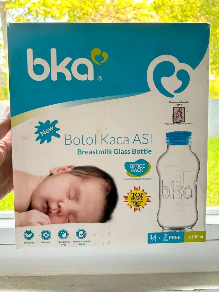 Pre-Loved Botol Kaca Asi 100ml 16 pcs [ORIGINAL]