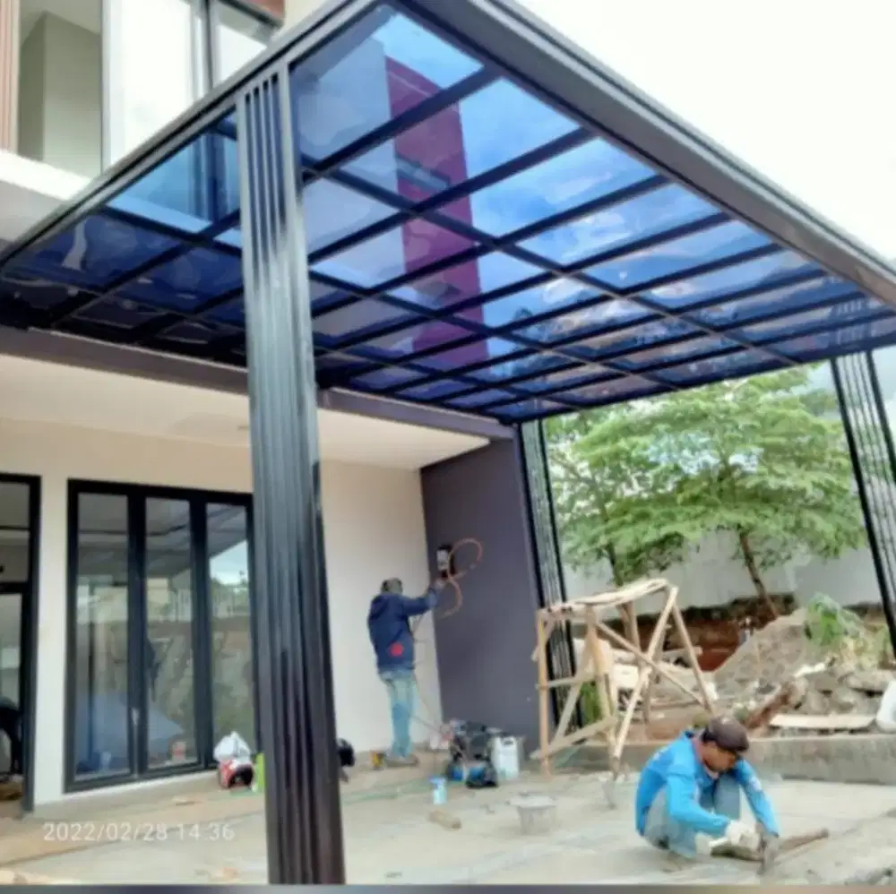 Canopy carport and canopy atap solar Plate,.
