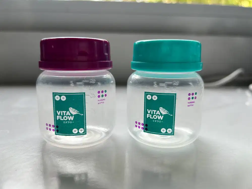 Pre-loved Vitaflow Botol ASI 3in1 PP 60ml Newborn Package 2 pcs [ORIGI
