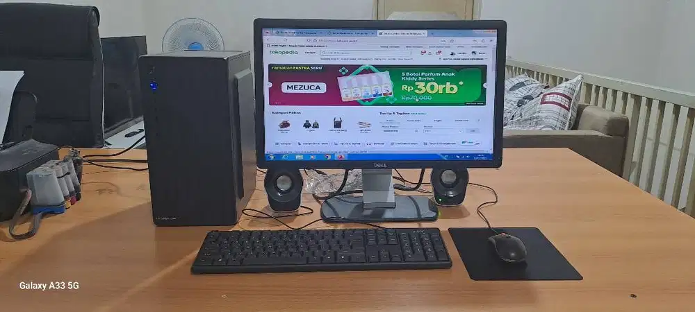 PAKET KOMPUTER KANTOR/SEKOLAHAN BARU INTEL CORE i5 HARGA TERJANGKAU