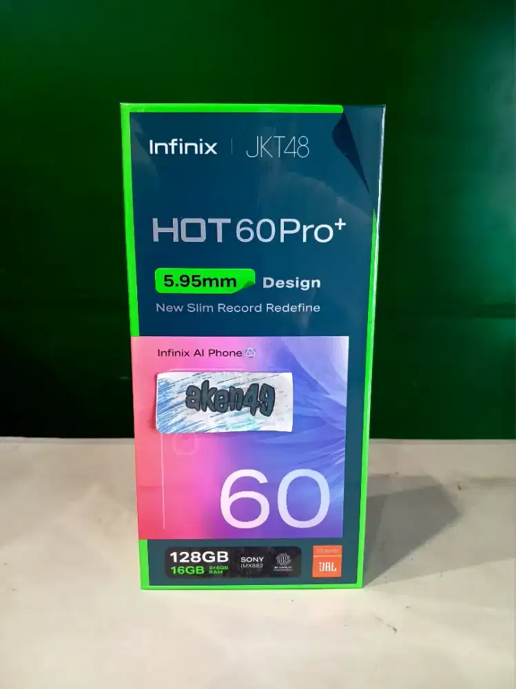 Infinix Hot 60 Pro Plus 8GB 128GB Layar Curved Amoled 144Hz Resmi