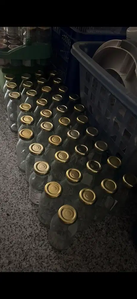 Botol gelas kaca 250ml bekas