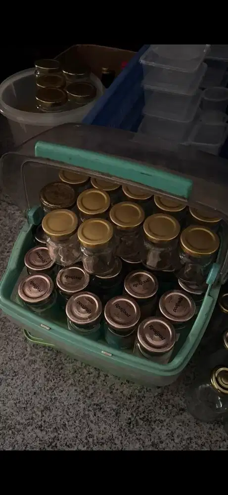 Botol Gelas kaca Jar 70ml bekas