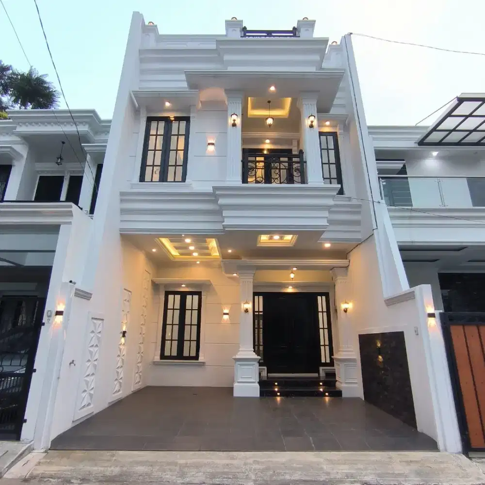 Rumah Cluster Modern Classic Rooftop di Jagakarsa Jakarta Selatan
