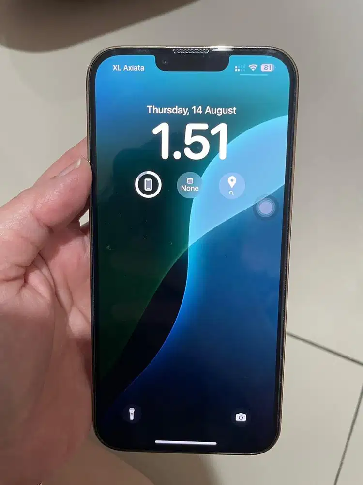 Iphone 13 pro max gold preloved