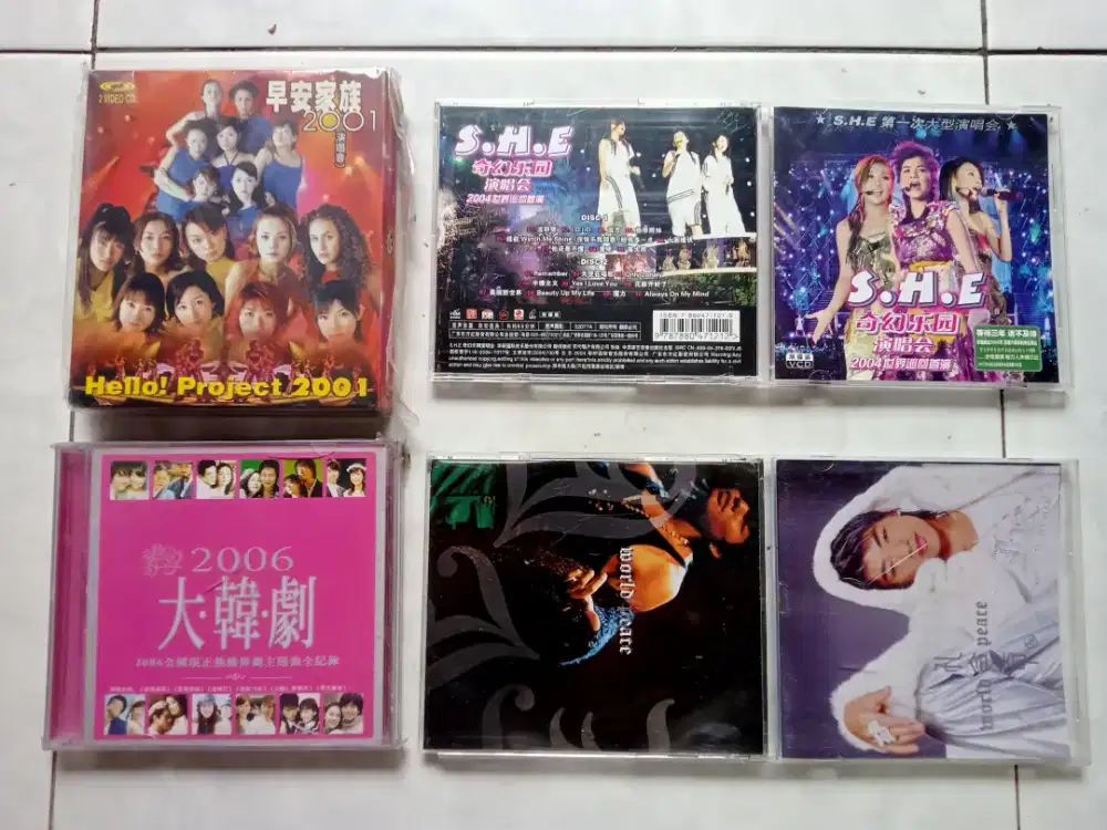 CD Audio / DVD / VCD Original : Lagu Mandarin / Jepang / dll