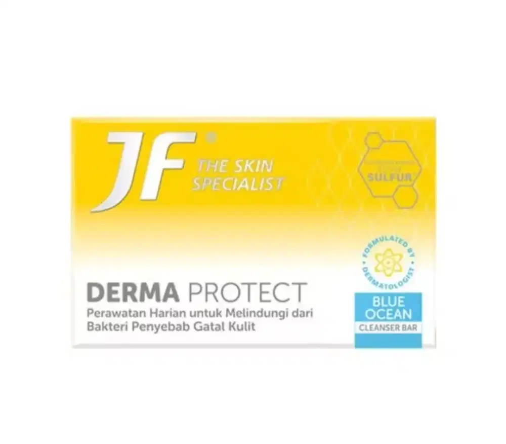 Sabun Mandi JF Sulfur Blue Ocean 90 Gram Original