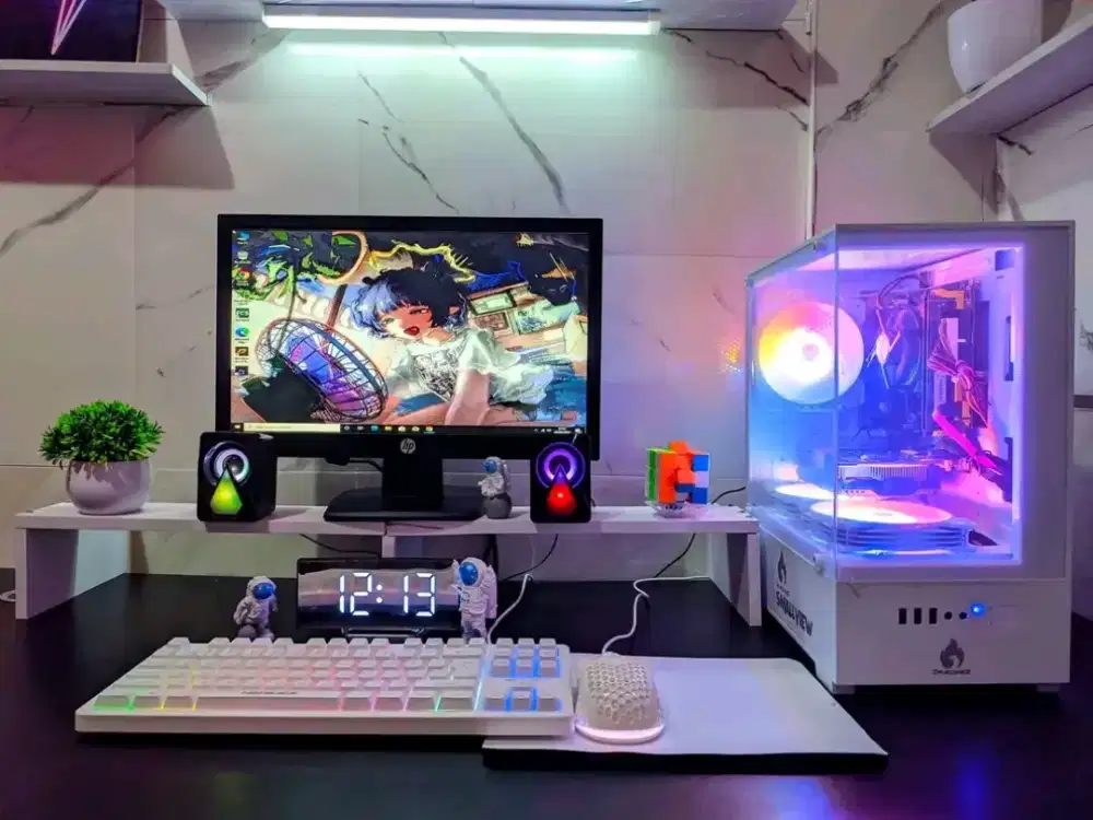 Pc gaming editing i5 3470-Ram 8Gb-Ssd 256Gb Fullset tinggal colok