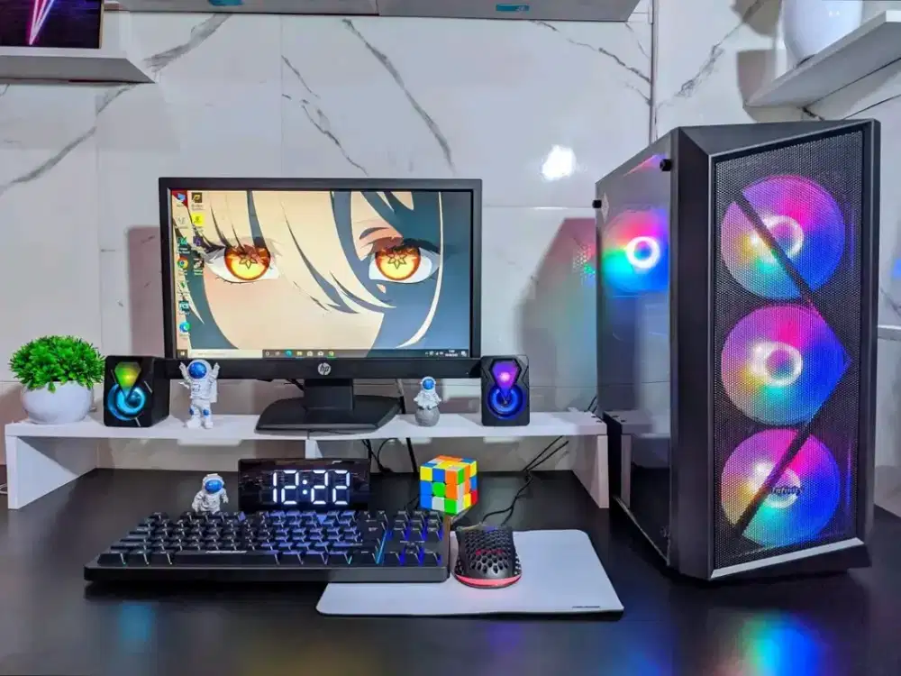 Pc gaming editing i5 3470/Ram 8Gb/Ssd 256Gb fullset tinggal pakai