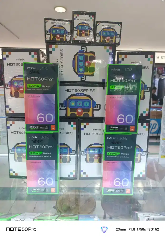 Gift box+ Infinix Hot 60 Pro Plus 8/256 100% Baru ori segel dus BNIB