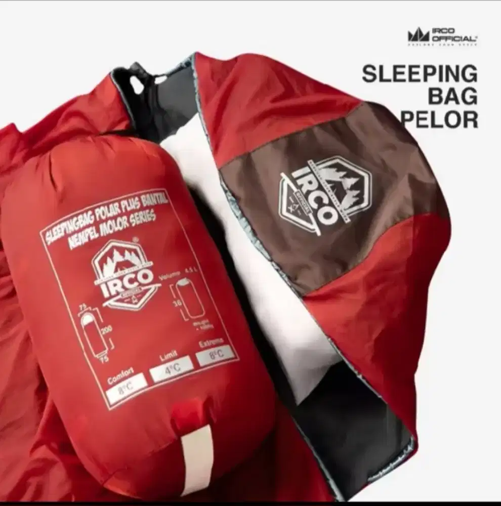 Sleeping Bag Pelor || Merk IRCO (Warna Navy)