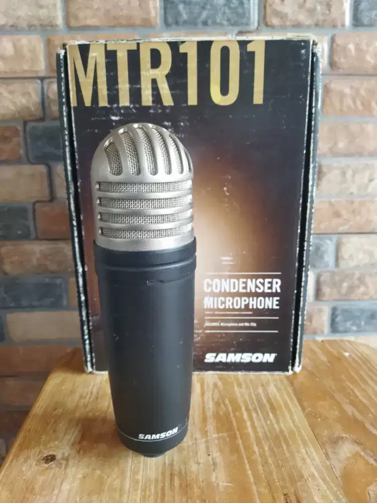 mikrofon kondensor Samson MTR101. Nego
