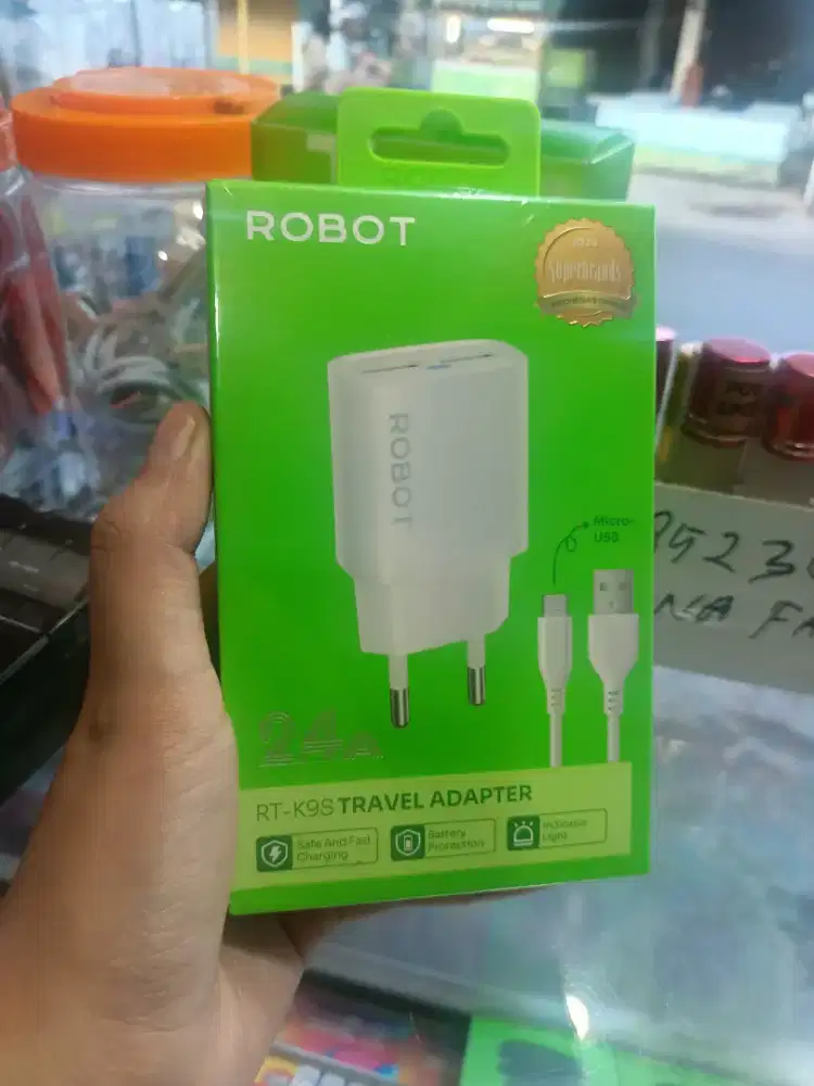Casan robot micro 2 colokan baru