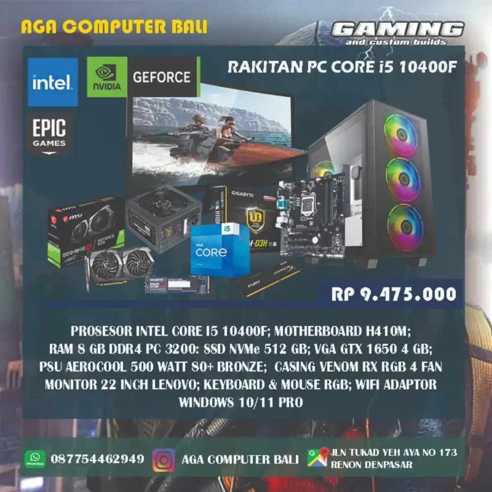 Promo Kredit Komputer Rakitan core i5 10400F