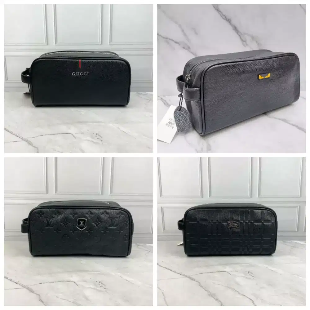 Handbag pouch clutch jinjing pria leather lv fendi hermes gucci aigner