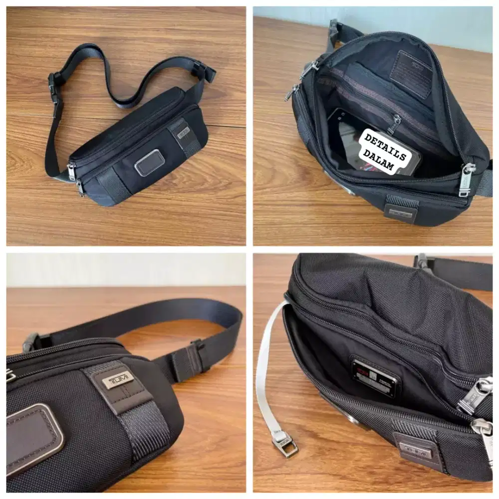 Tas T M Alpha Bravo Milton Waistbag Slingbag Men Pria