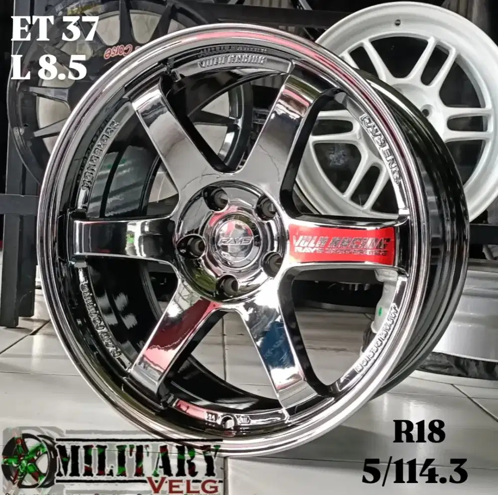 Rays TE37 SL Flowforming R18 Blackchrome