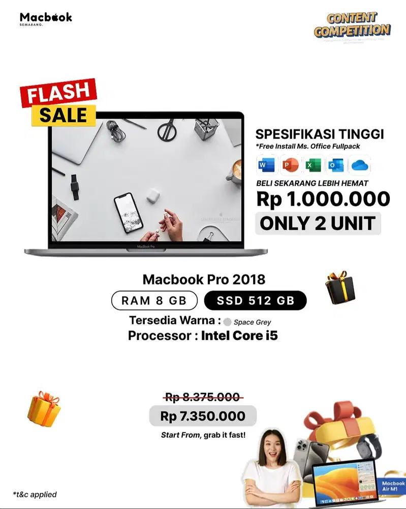 Macbook Pro 2018 RAM 8/512GB i5