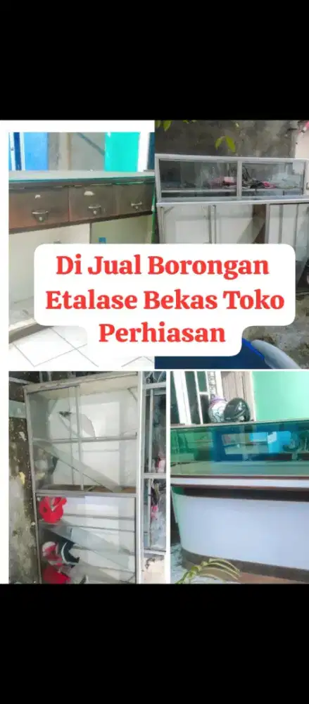 Etalase bekas murah