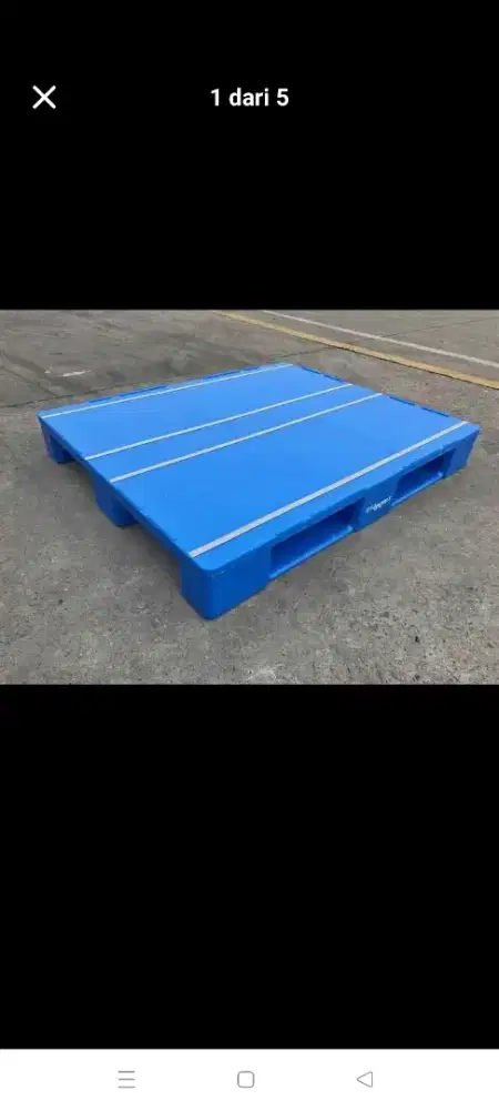 Palet plastik second dan baru