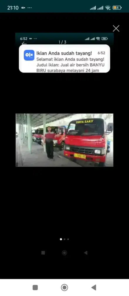 Jual air bersih BANYU BIRU RO surabaya timur melayani 24 jam