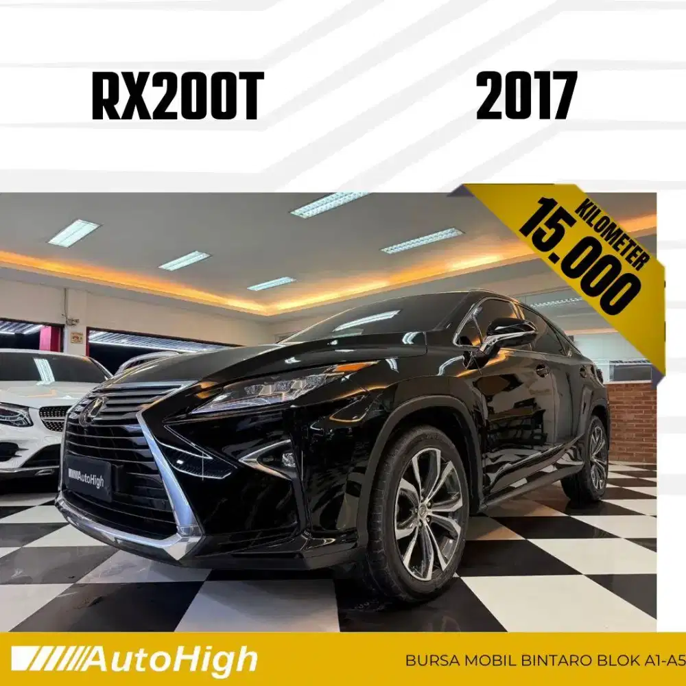 DP10% [Km15.000] RX200t Luxury 2017 Black / RX200 Reg 2016 #AUTOHIGH