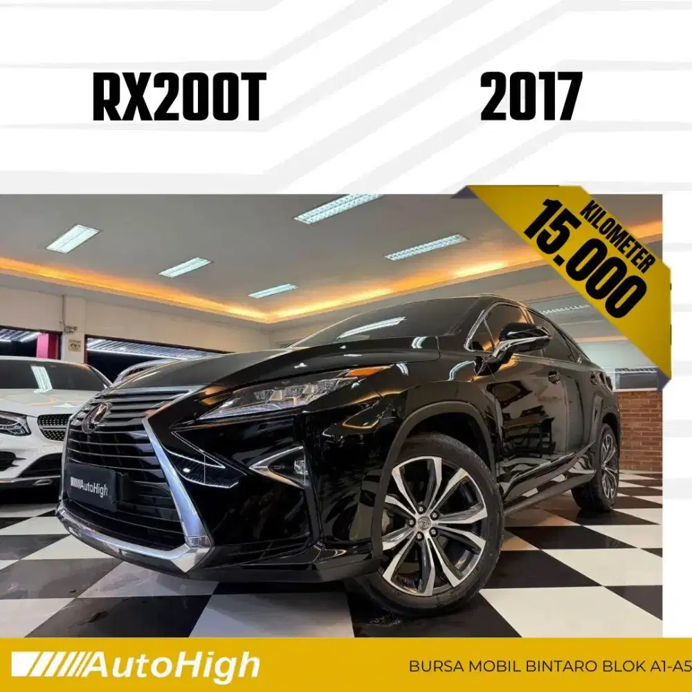DP10% [Km15.000] RX200t Luxury 2017 Black Reg 2018 #AUTOHIGH