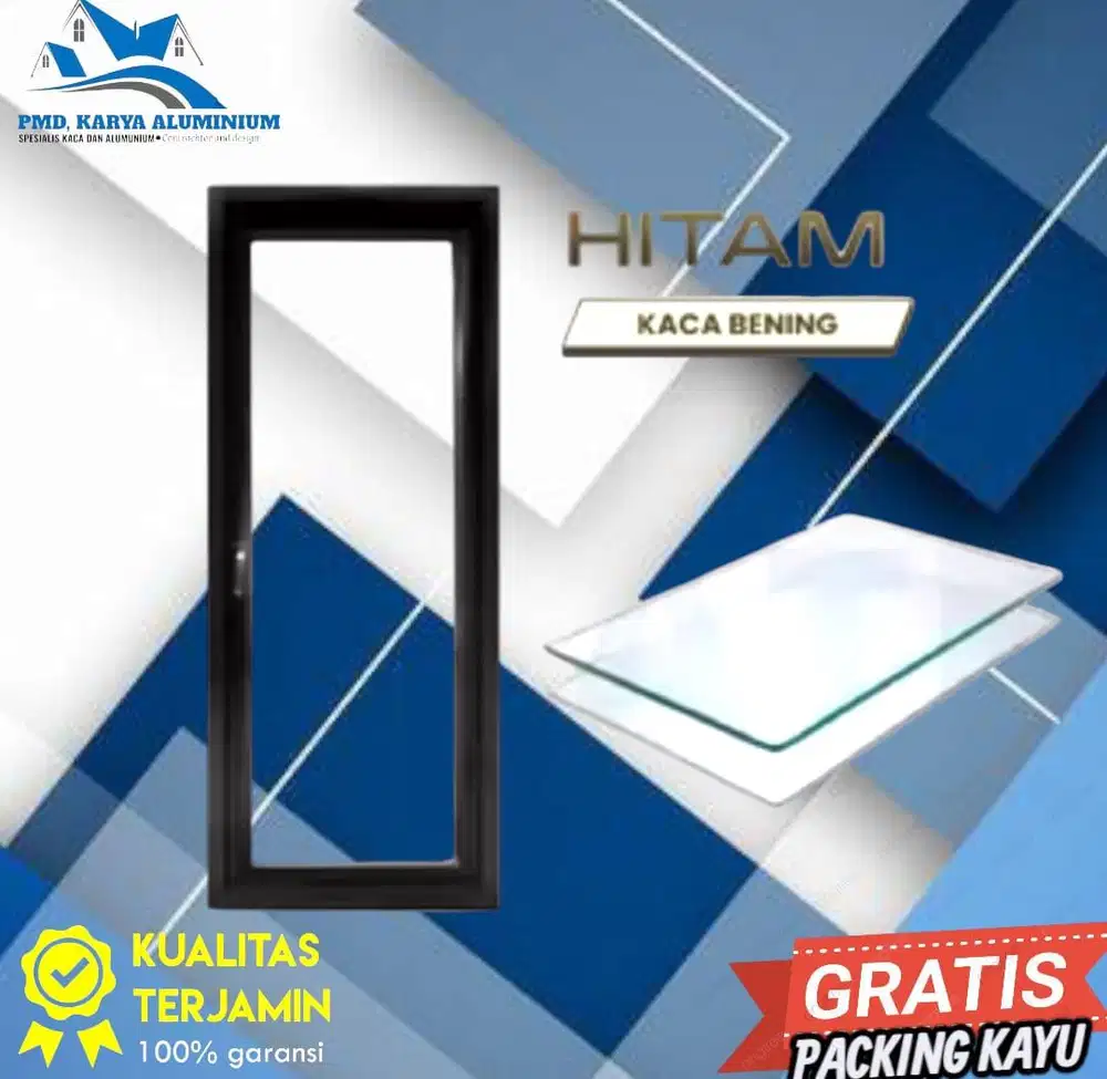 Jendela Aluminium Bisa Custom ukuran