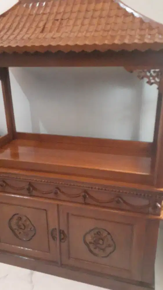 Aquarium jati ukir asli jepara