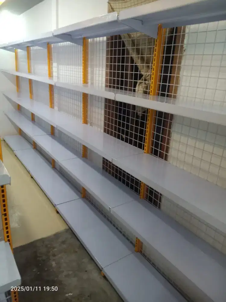 RAK BEKAS INDOMARET REPAINTING (CAT ULANG)