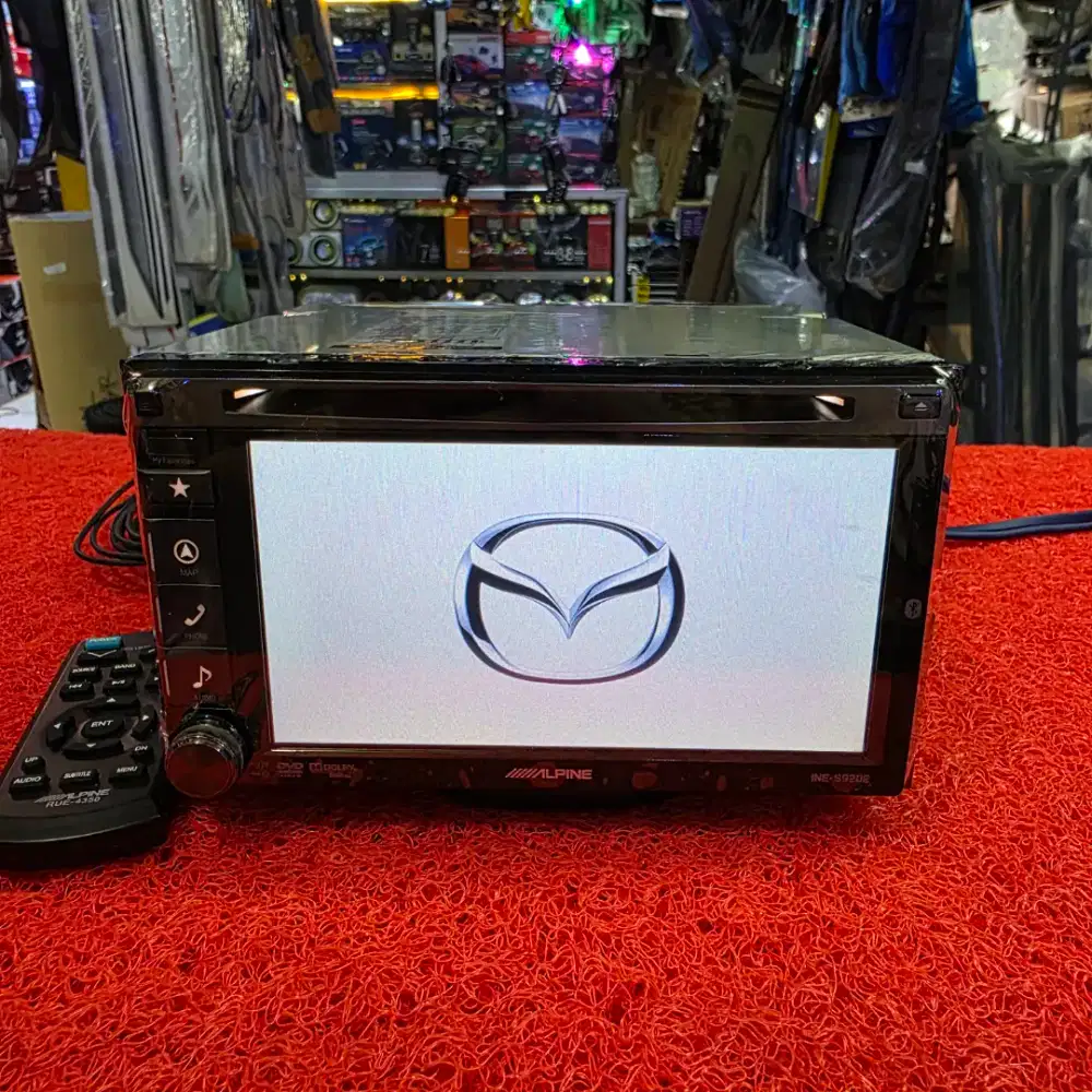 Head Unit ALPINE INE-S920E GPS Bluetooth USB CD Aux Radio ex MAZDA