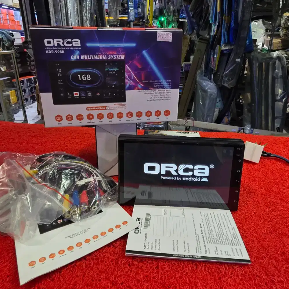 Head Unit Android ORCA ECO LITE Series ADR-9988 RAM 2GB ROM 32GB 7 in