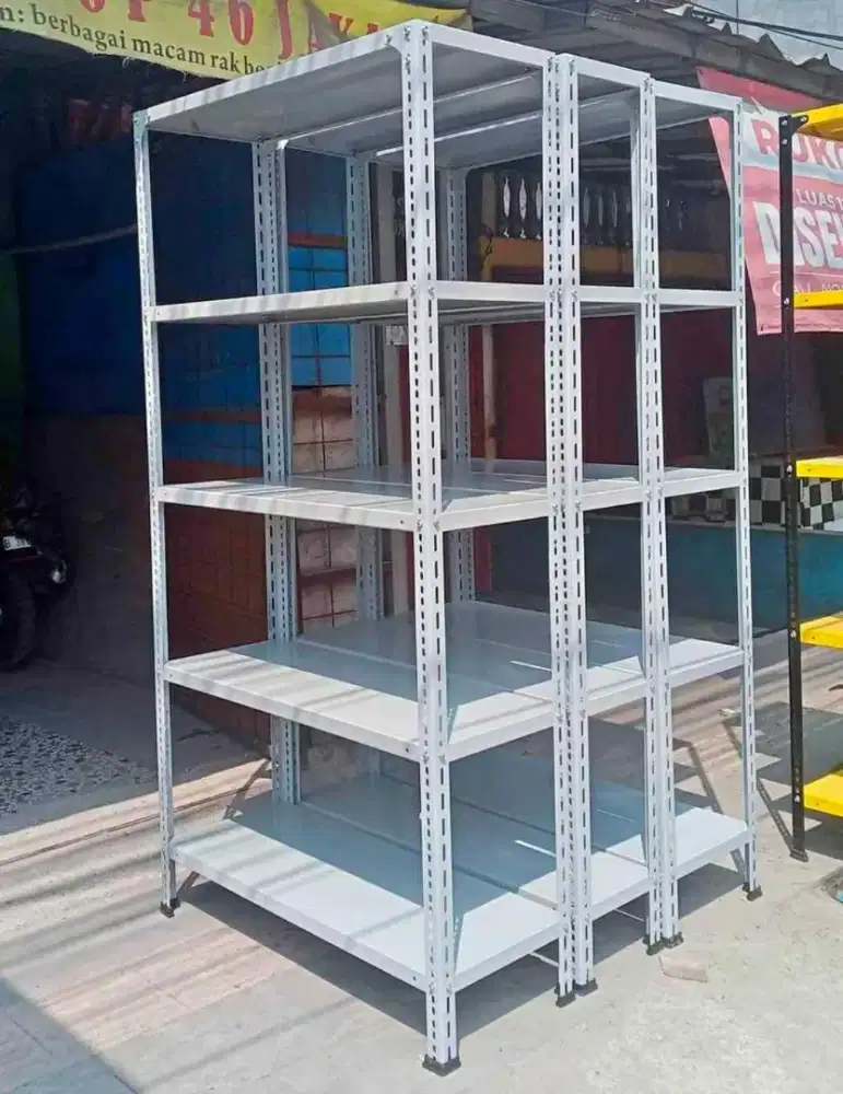 rak gudang besi susun
