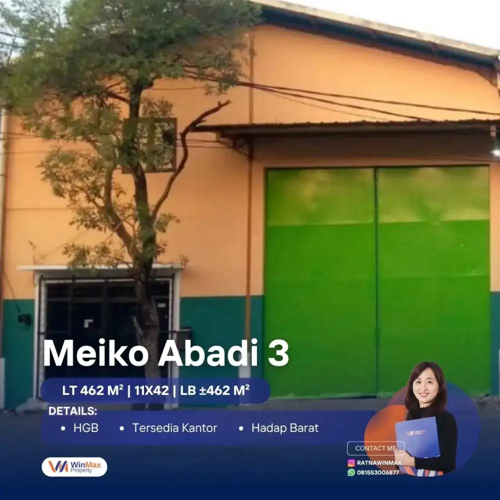 Dijual Gudand 2 Unit Jejer Meiko Abadi Sidoarjo