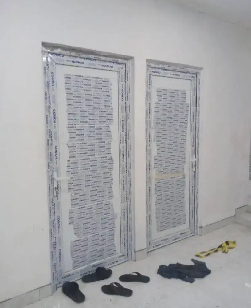 Pintu UPVC ekonomis