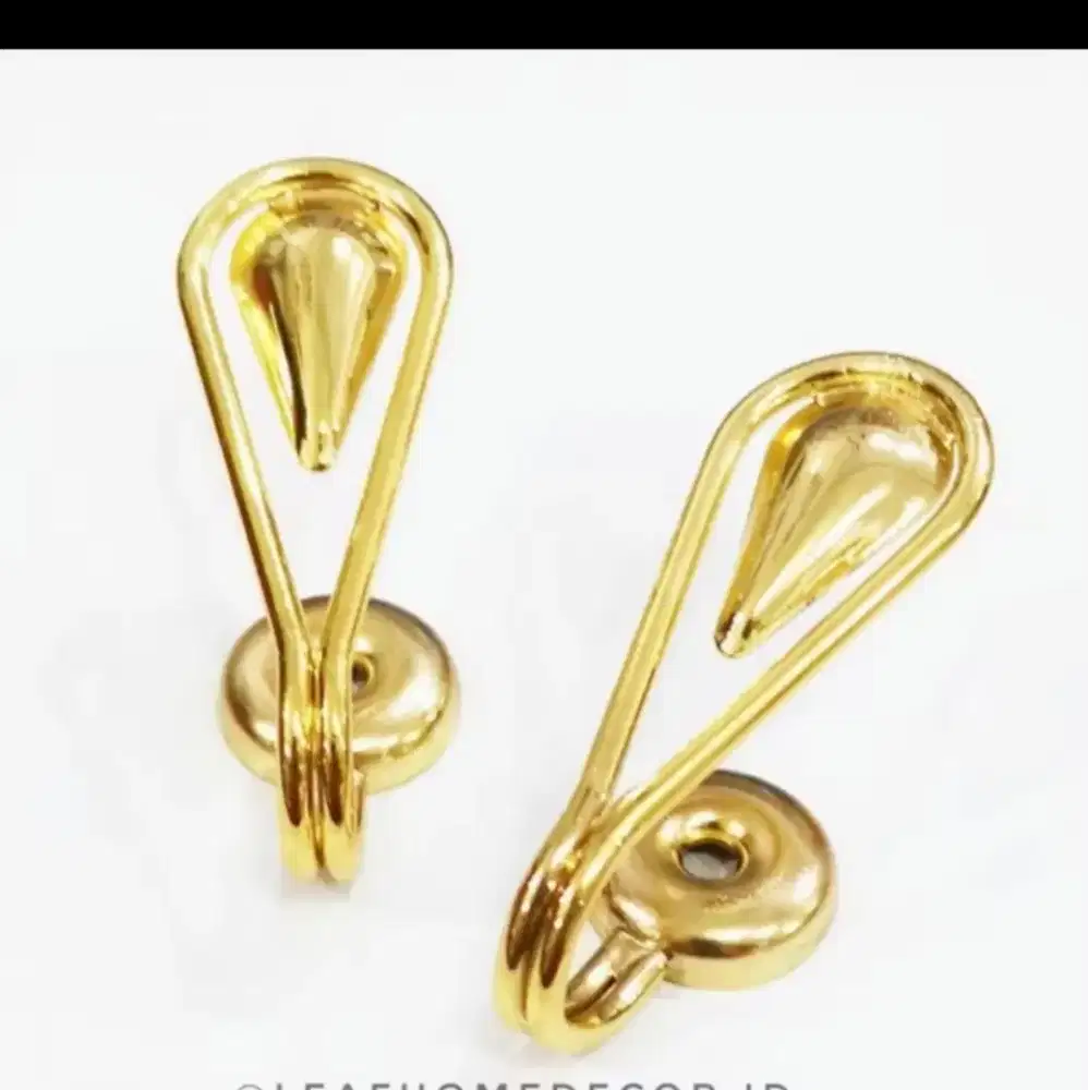 BONUS SKRUP Sangkutan Kaitan Hook Tali Gorden Pengait Horden Raindrop